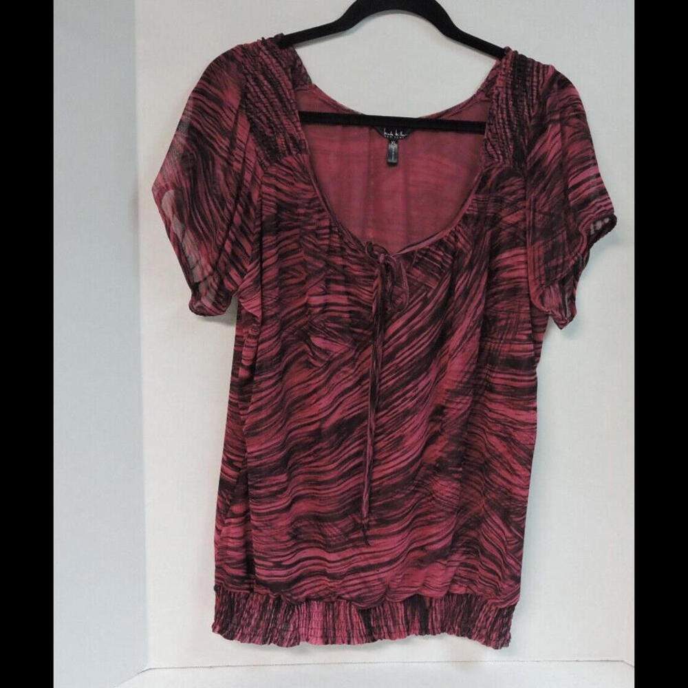 Woman's Pull-over Blouse by Nicole Miller of New York, size XL